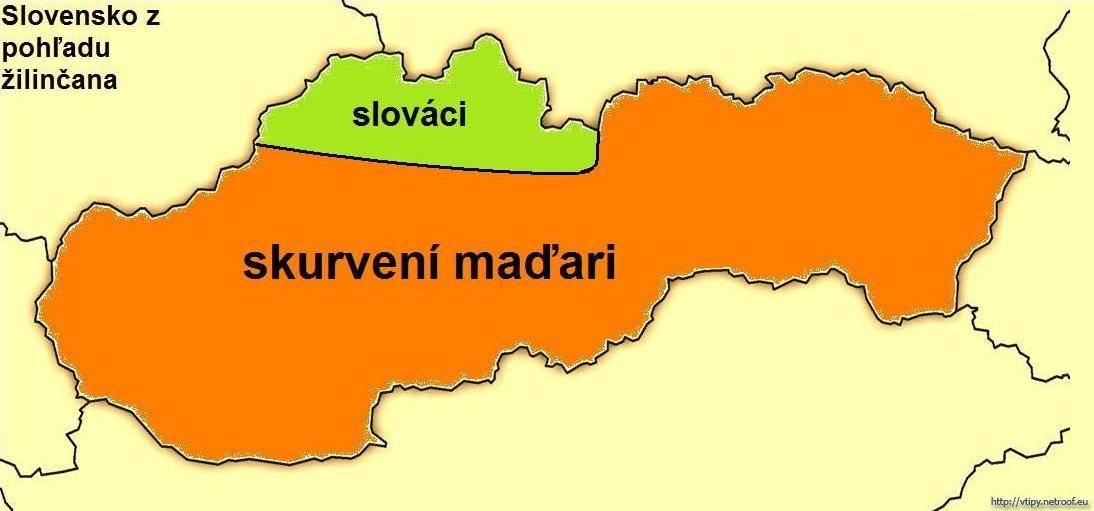 Mapa Slovenska...
